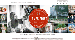 Desktop Screenshot of jamesgristphotography.co.uk
