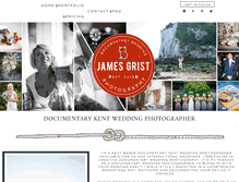 Tablet Screenshot of jamesgristphotography.co.uk
